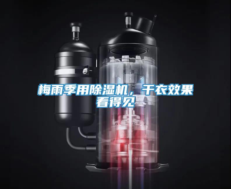 梅雨季用除濕機，干衣效果看得見