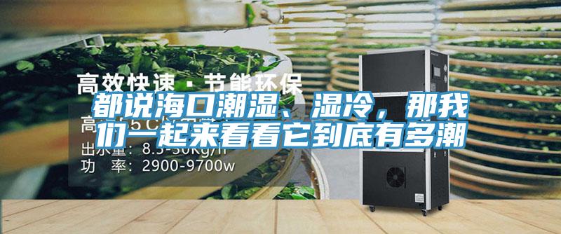 都說?？诔睗?、濕冷，那我們一起來看看它到底有多潮