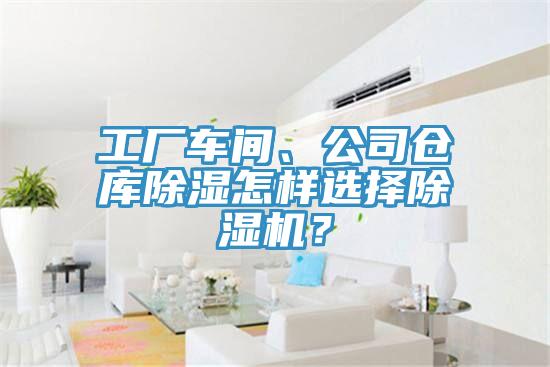 工廠車間、公司倉(cāng)庫(kù)除濕怎樣選擇除濕機(jī)？