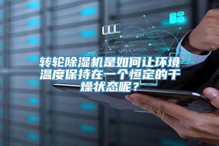 轉輪除濕機是如何讓環境溫度保持在一個恒定的干燥狀態呢？