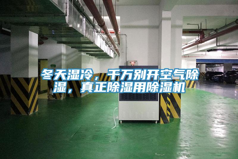 冬天濕冷，千萬別開空氣除濕，真正除濕用除濕機