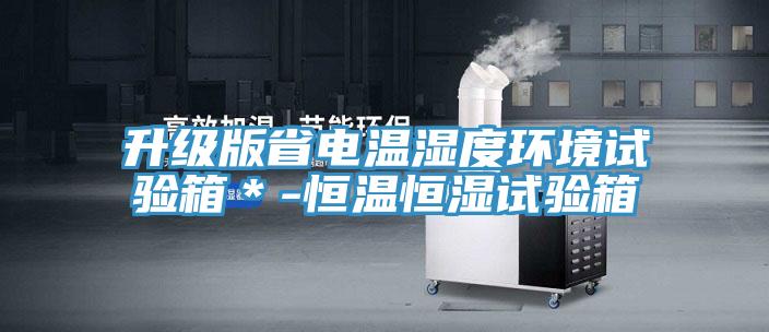 升級版省電溫濕度環境試驗箱*-恒溫恒濕試驗箱