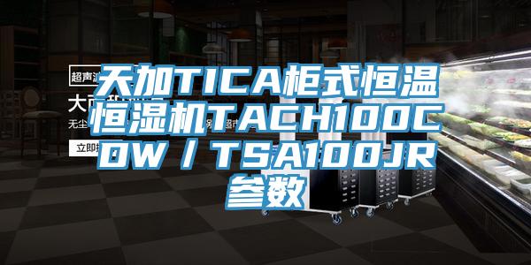 天加TICA柜式恒溫恒濕機TACH100CDW/TSA100JR參數