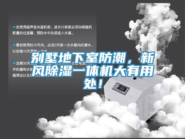 別墅地下室防潮，新風除濕一體機大有用處！