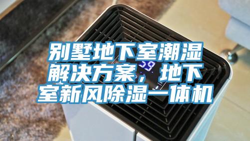別墅地下室潮濕解決方案，地下室新風除濕一體機