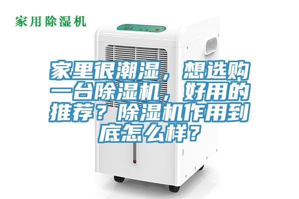 家里很潮濕，想選購一臺除濕機，好用的推薦？除濕機作用到底怎么樣？