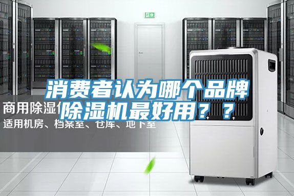 消費者認為哪個品牌除濕機最好用？？